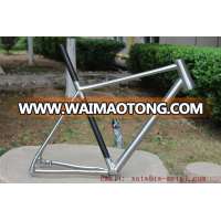 new design titanium road bike frame hot sale titanium touring bike frame Titanium & carbon bike frame custom